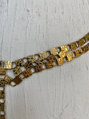 Vintage Zentall gold chain belt