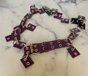 Purple wired belt