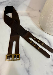 Brown Elastic belt