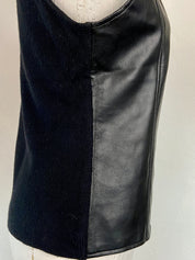 B.B.Dakota black leather vest