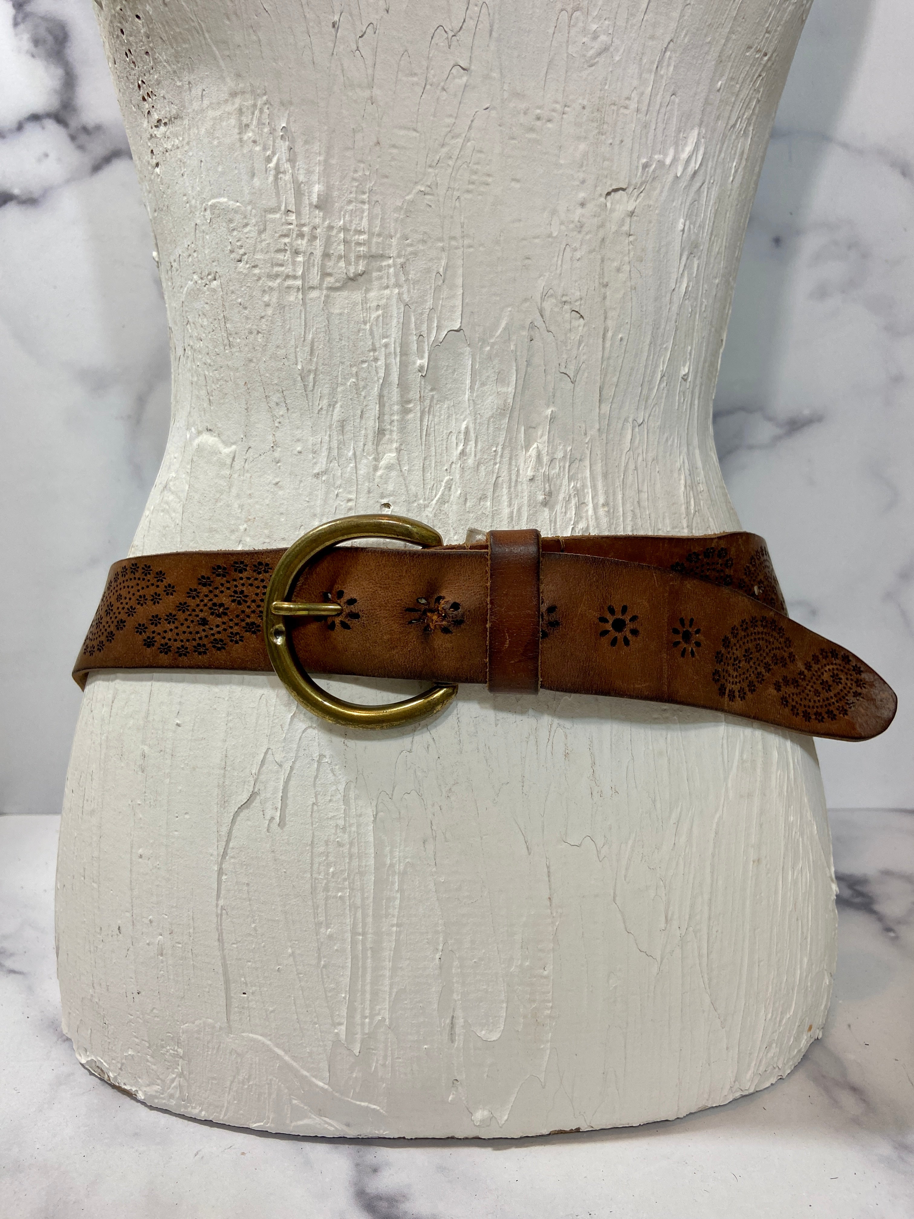 Vintage leather belt