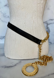 Black & gold belt