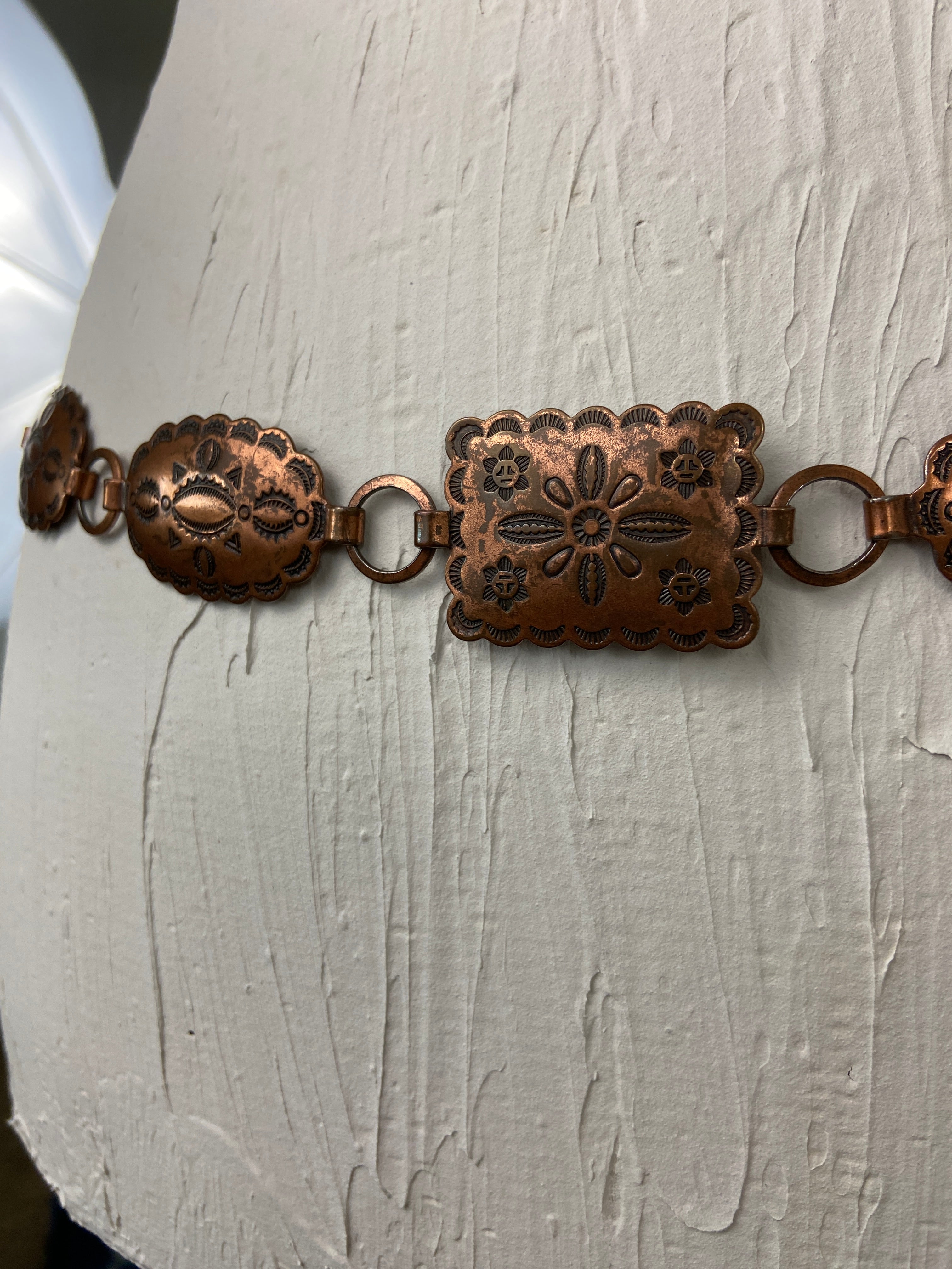 Vintage metal belts