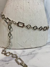 Silver metal chain