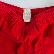 Vintage red corduroy shorts - M