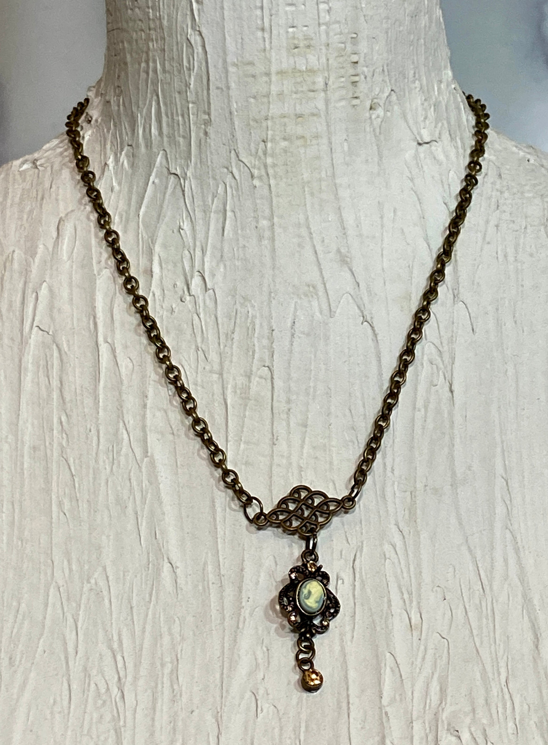 Katherine Pierce inspired Cameo Necklace