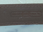 Fossil Genuine Leather Metallic Gradient Belt