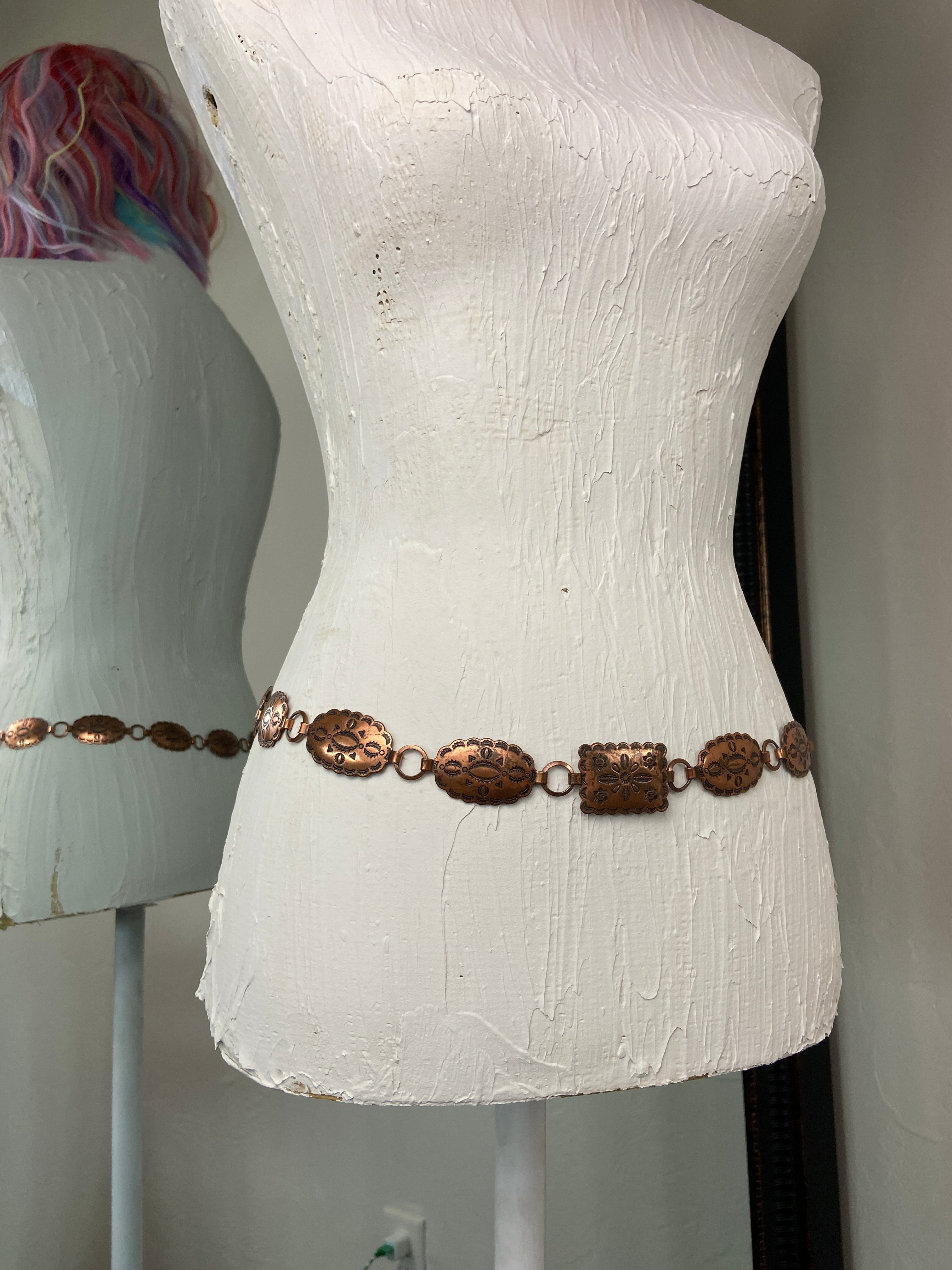 Vintage metal belts