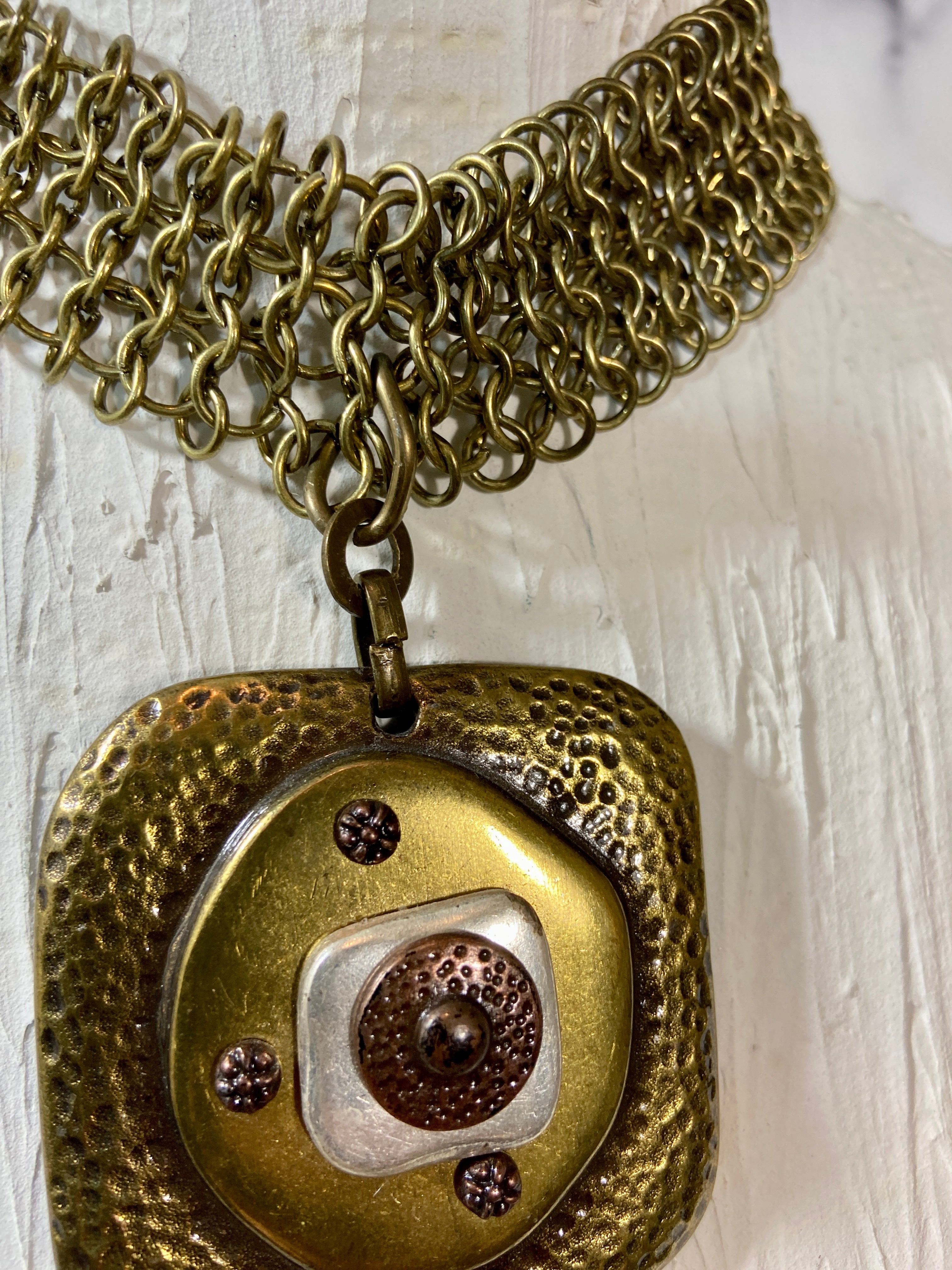 Bronze metal choker