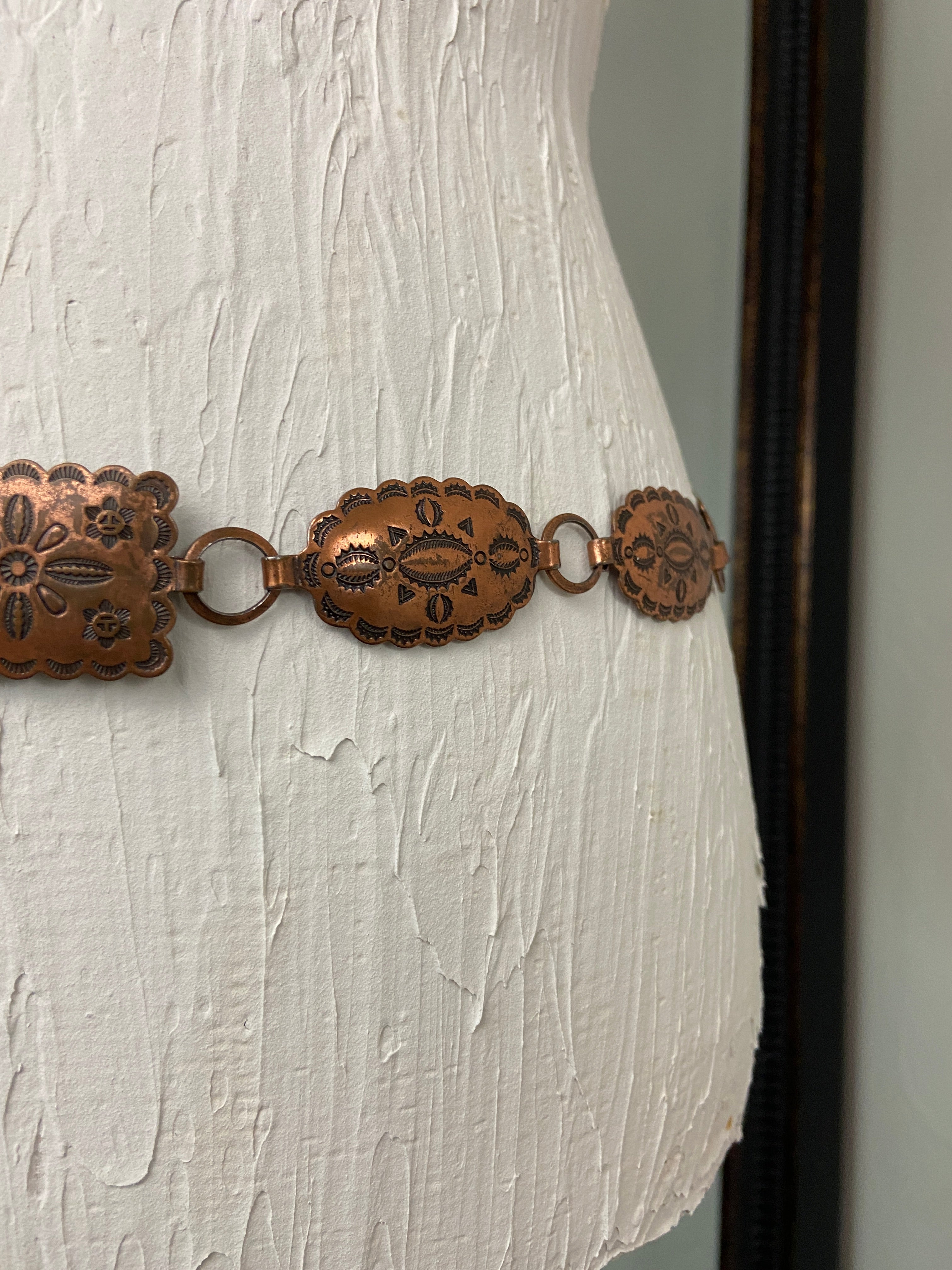 Vintage metal belts