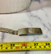 1970s/80s Silver Scales Elastic Belt