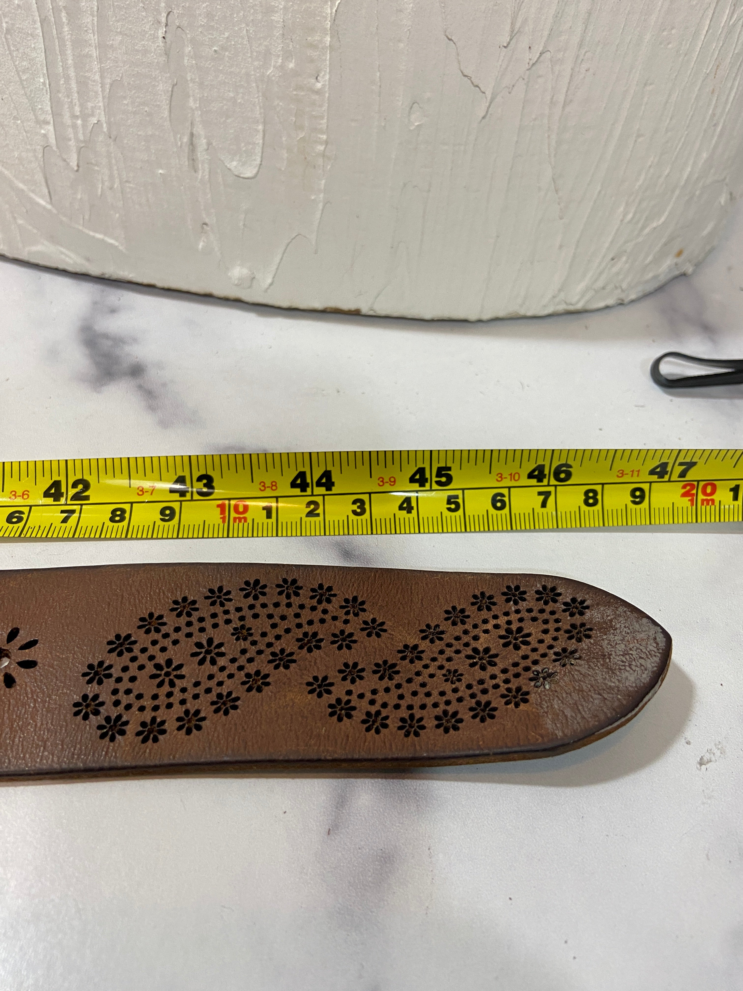 Vintage leather belt