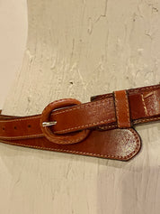 Vintage jordache leather belt