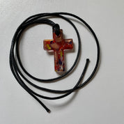 Glasswork Cross Necklace