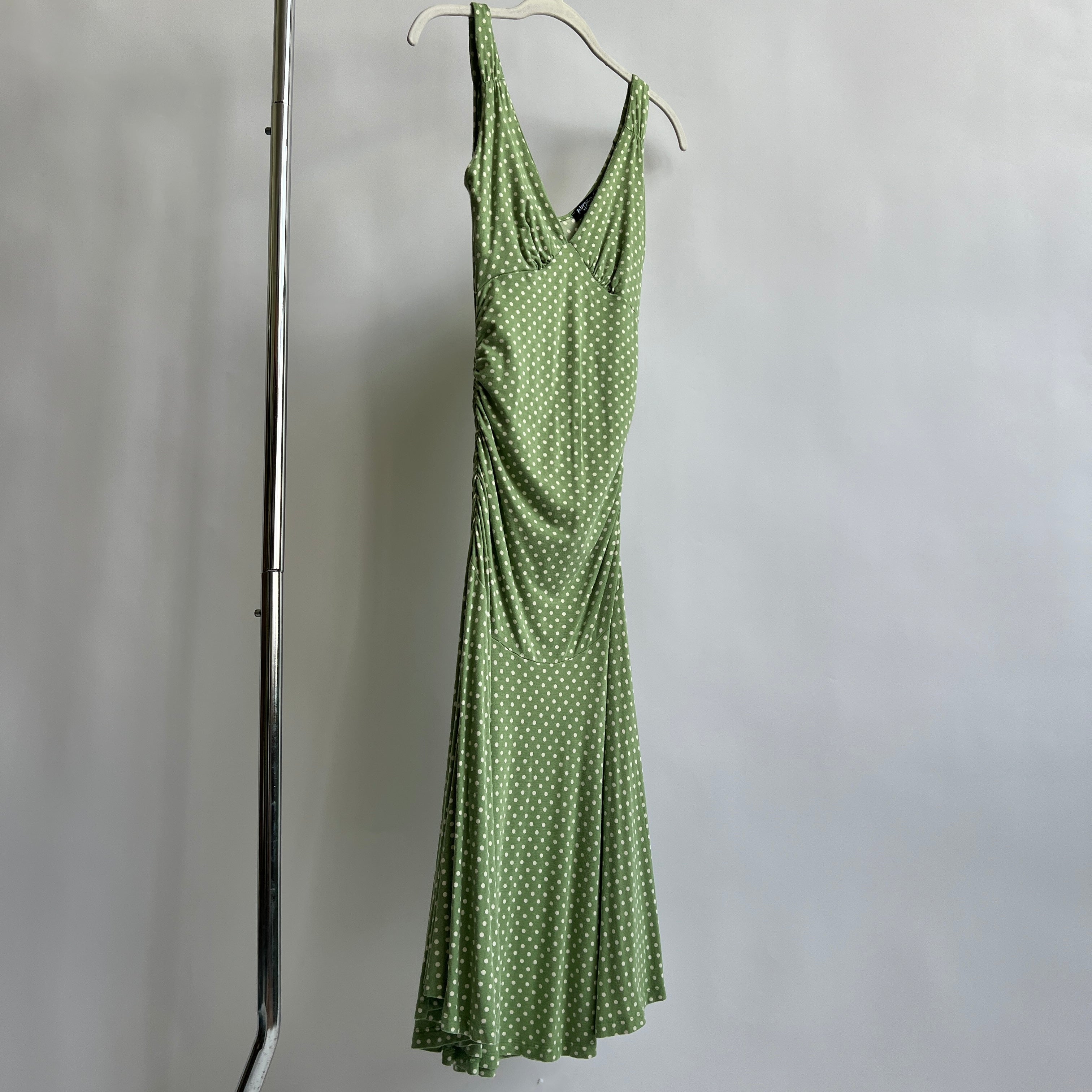 Vintage Betsey Johnson polka dot midi dress - S/M Holy Thrift Vintage Betsey Johnson polka dot midi dress - S/M Holy Thrift