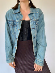 Vintage Denim Jacket Medium Wash (S)