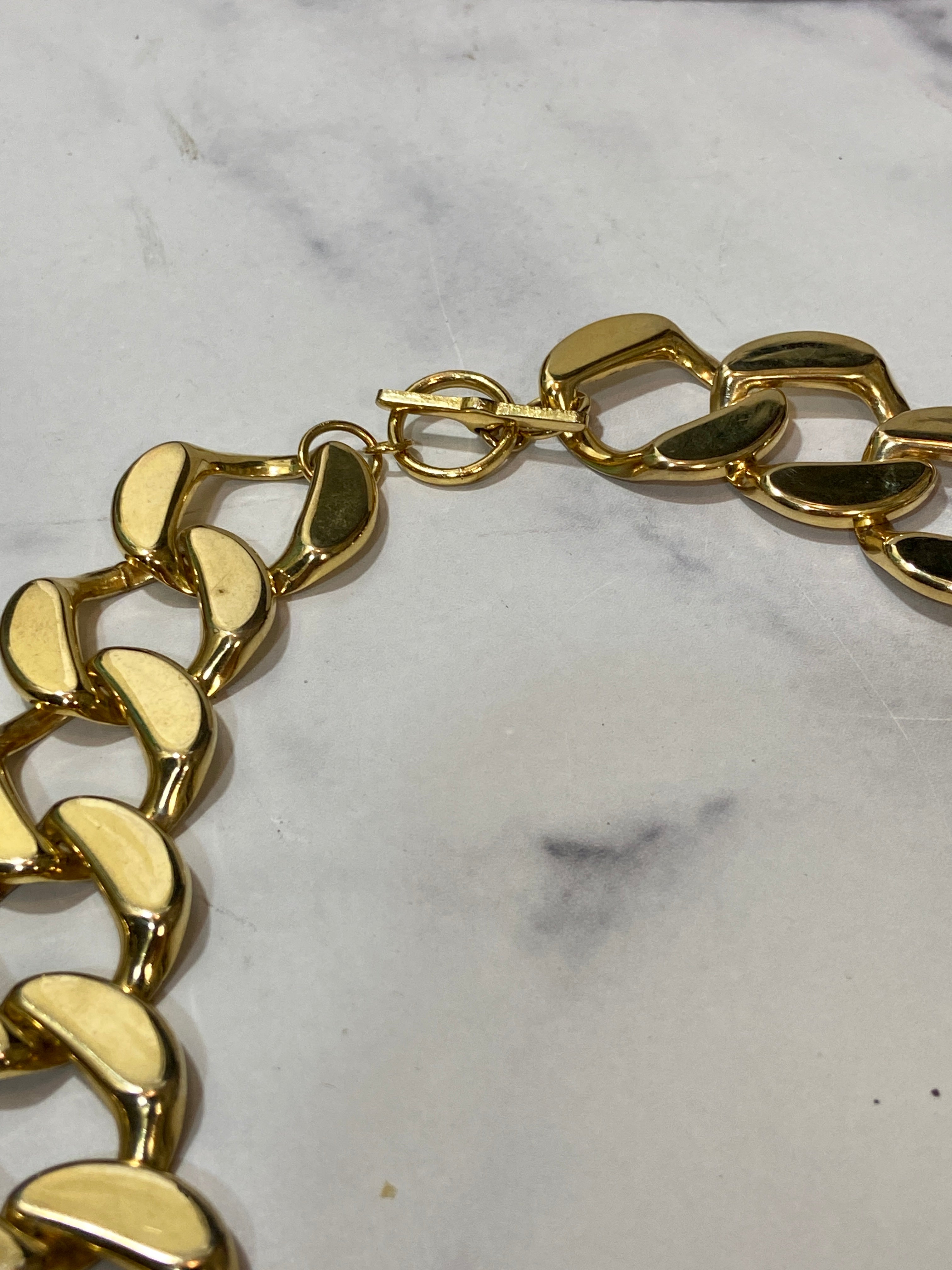Simply gold choker