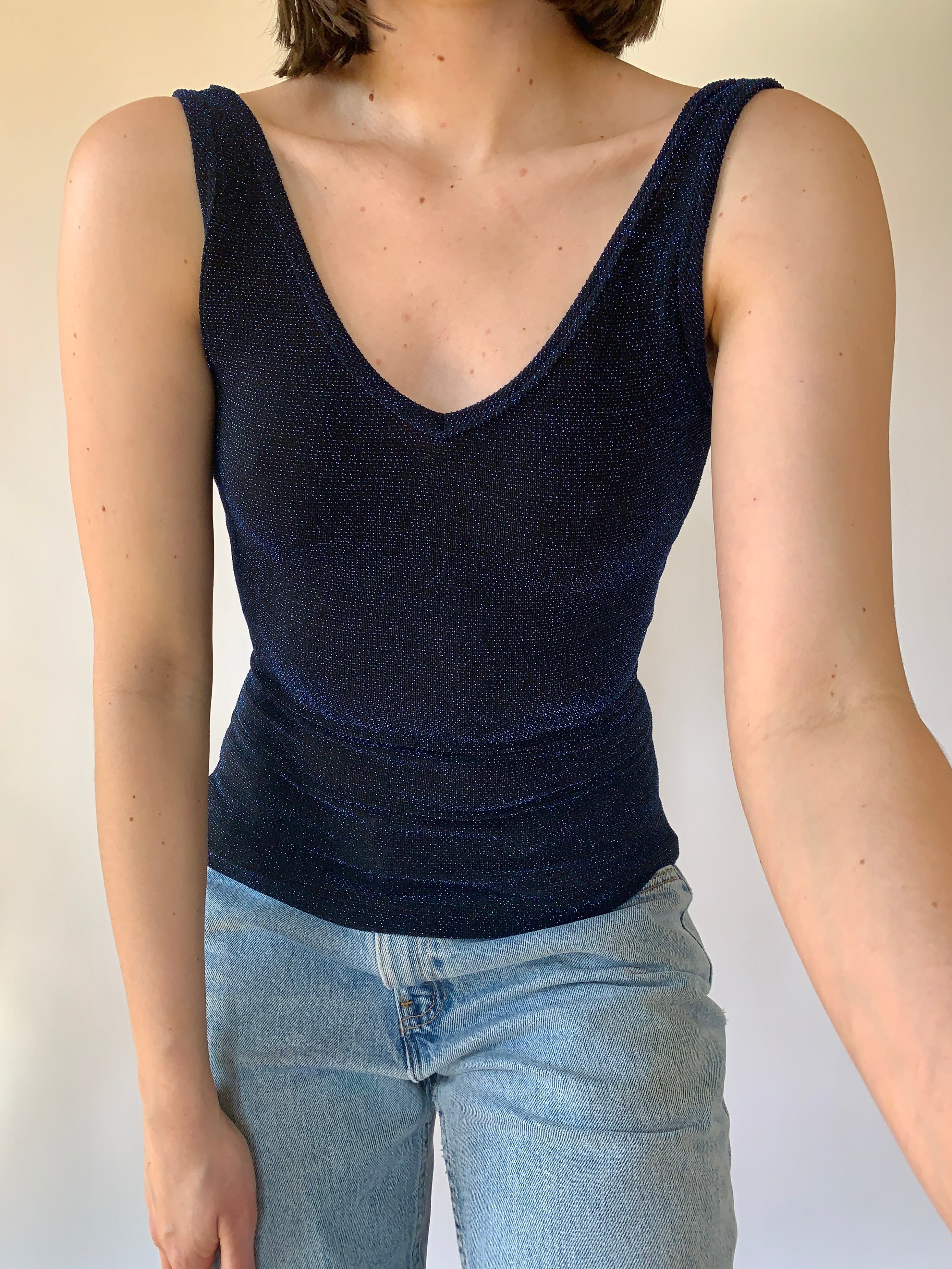 Vintage 1990s Glitter Tank