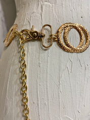 Gold and silver linked chain