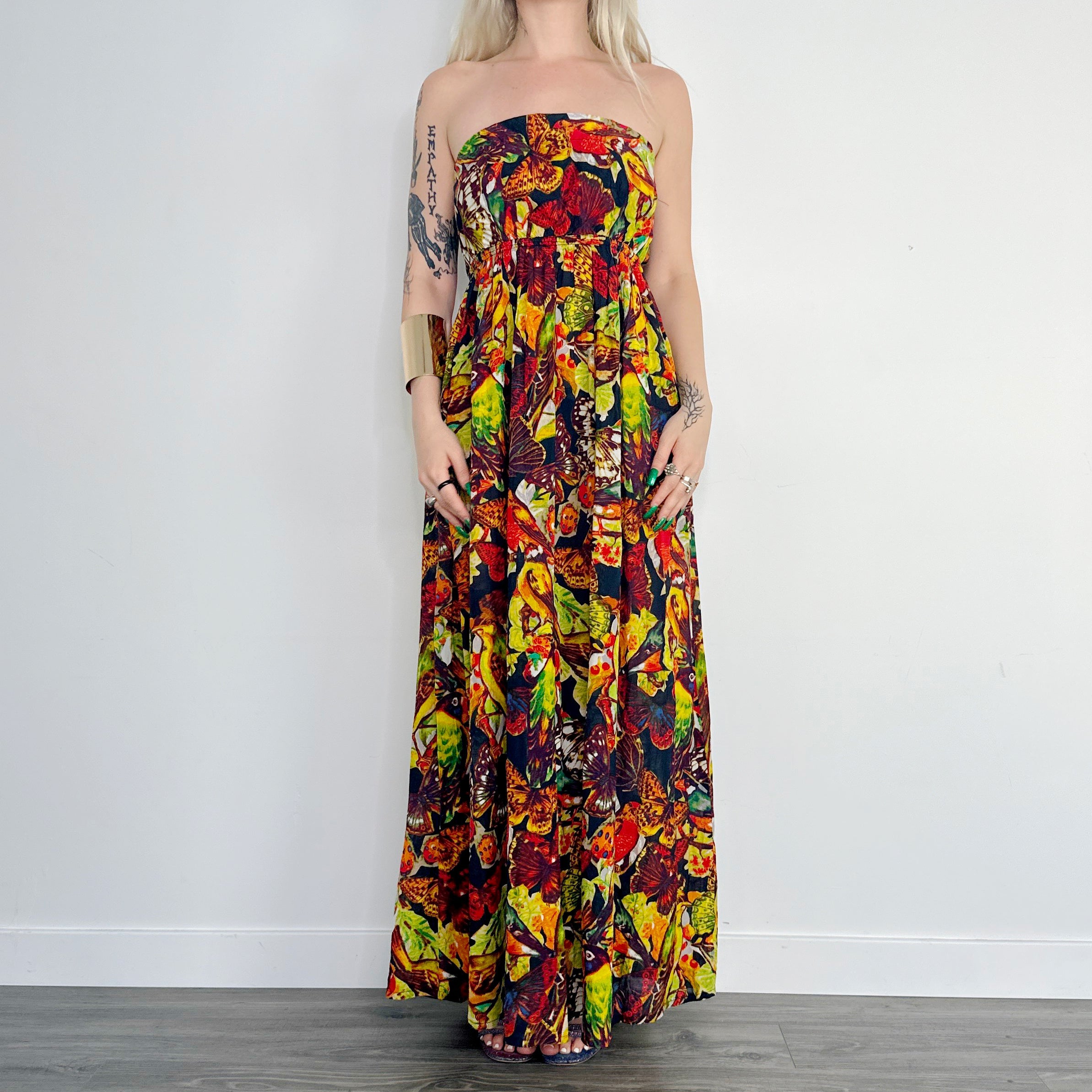 Desigual Butterfly Maxi Dress (M)