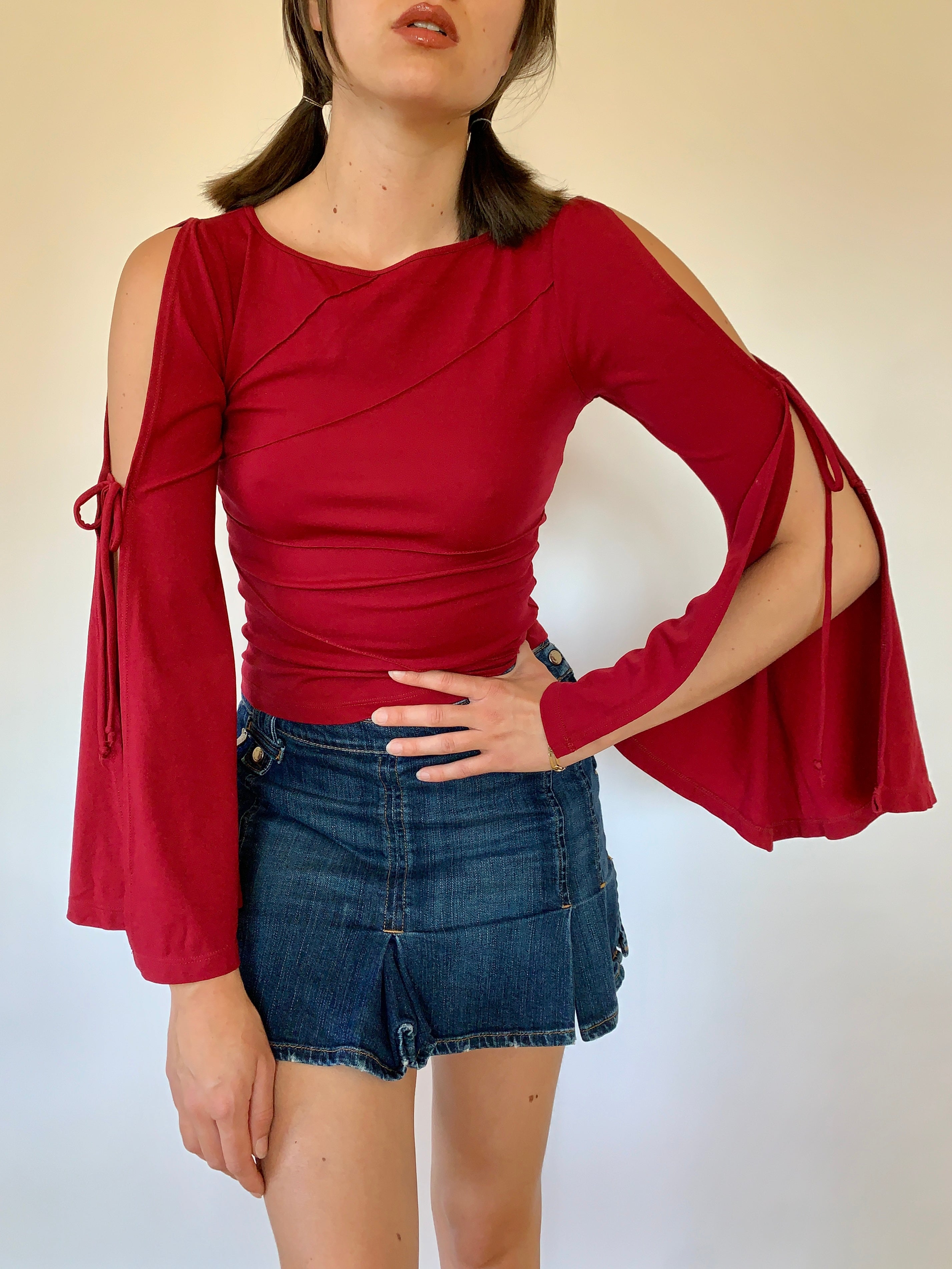 2000s Does 1970s Blouse - Medium