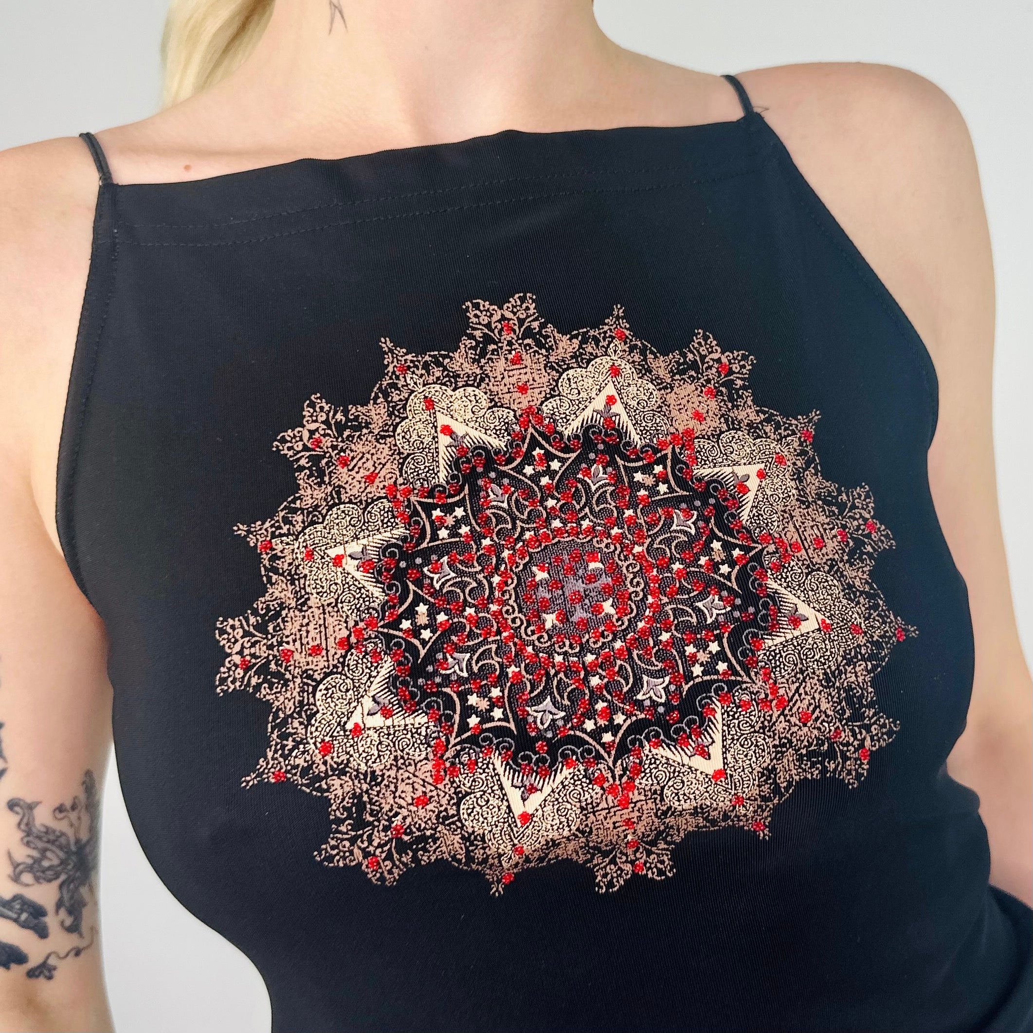 90s Mandala Square Neck Tank