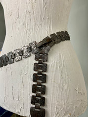 2 ways vintage metal choker/belt