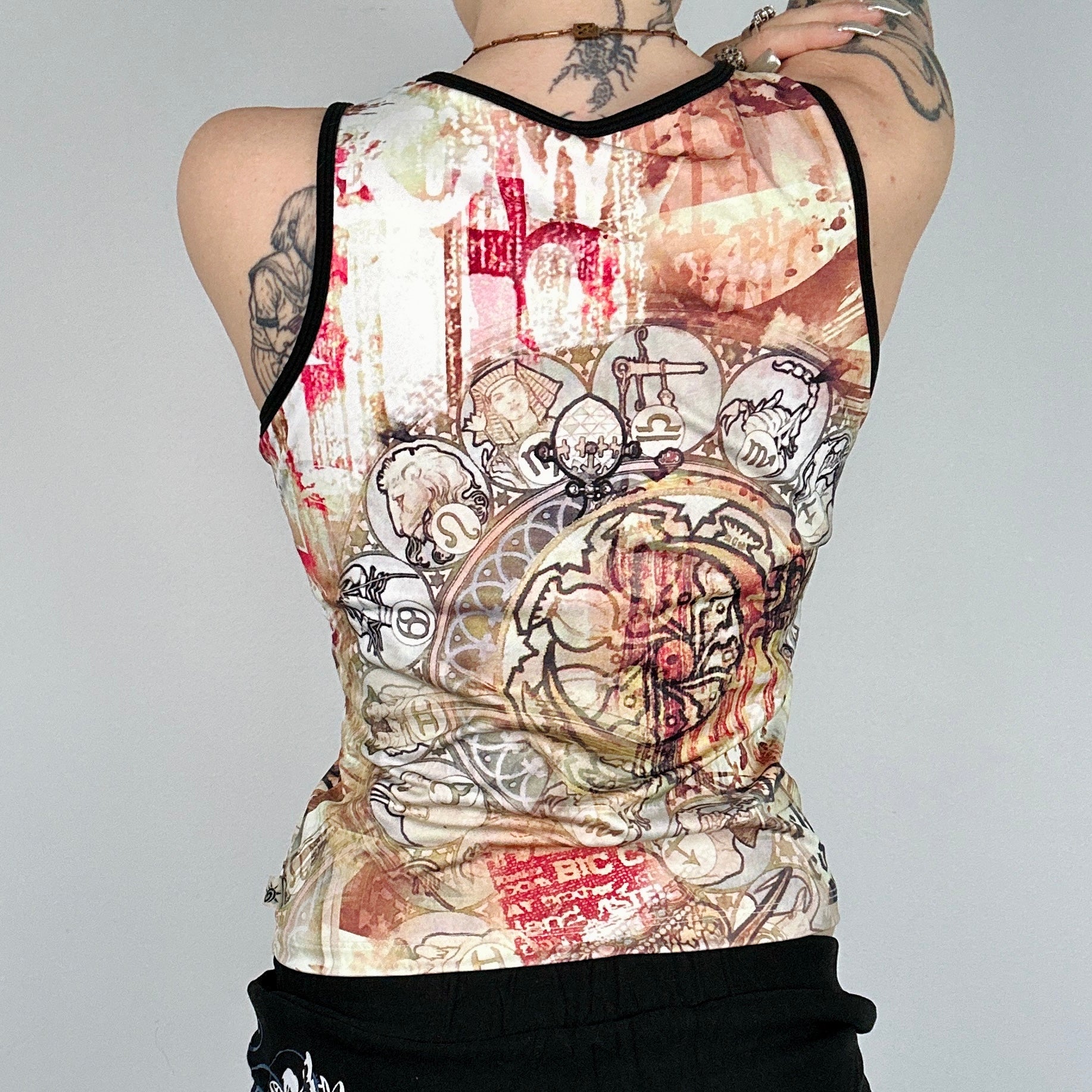 Zodiac Print Tank Top (S-M)