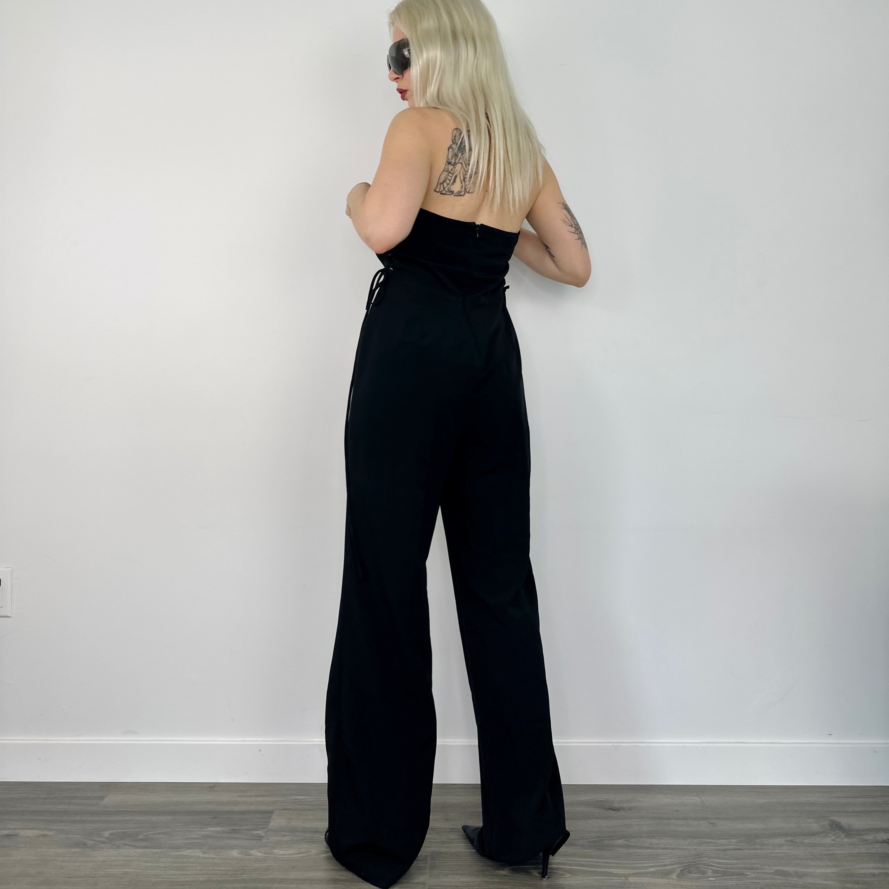 Strapless Black Jumpsuit