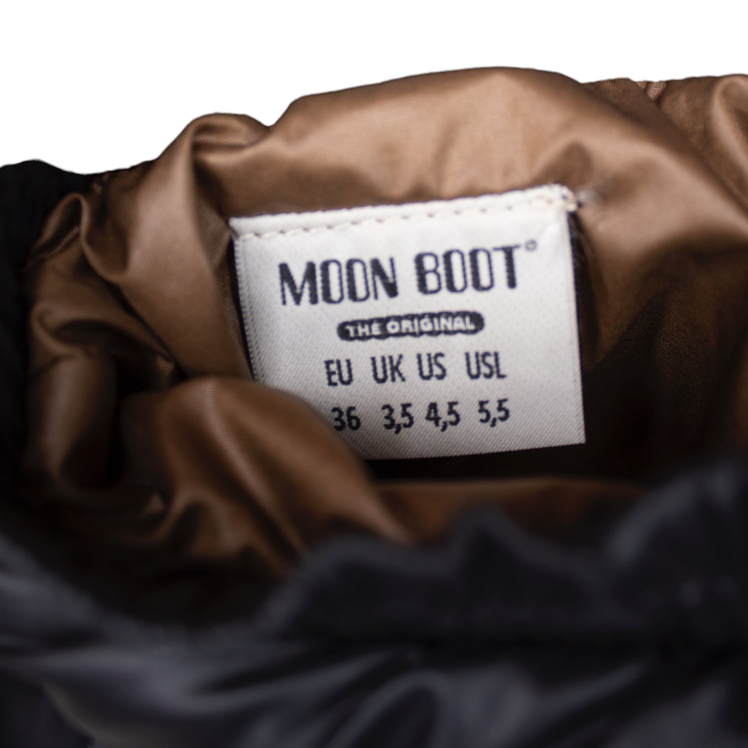Black + White Moon Boots