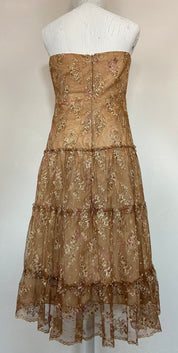 Strapless Gold Maxi (M)