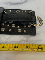 Black wide belt