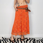 Deadstock Lace Maxi Skirt (XS-L)