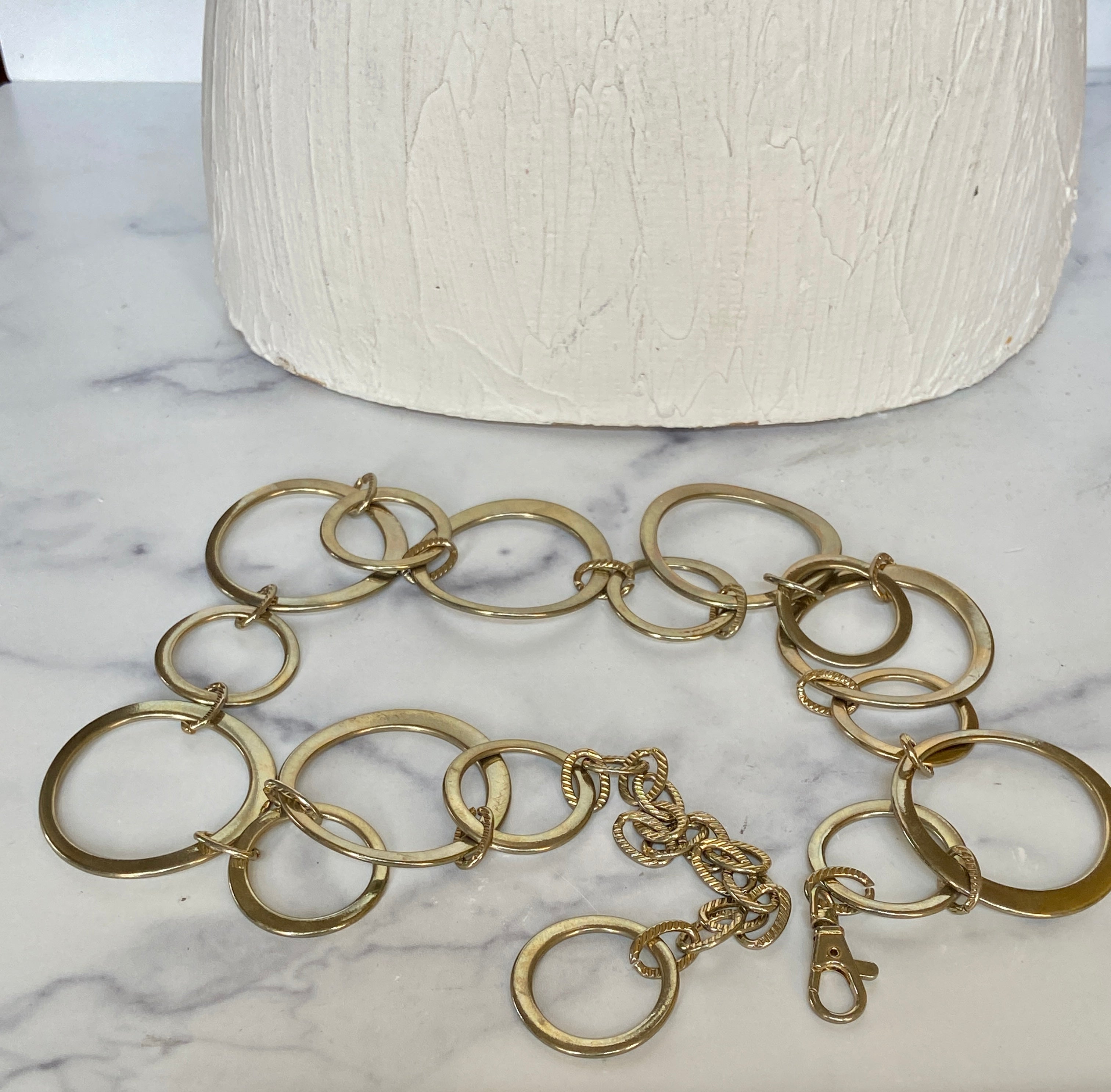 Vintage circles belt