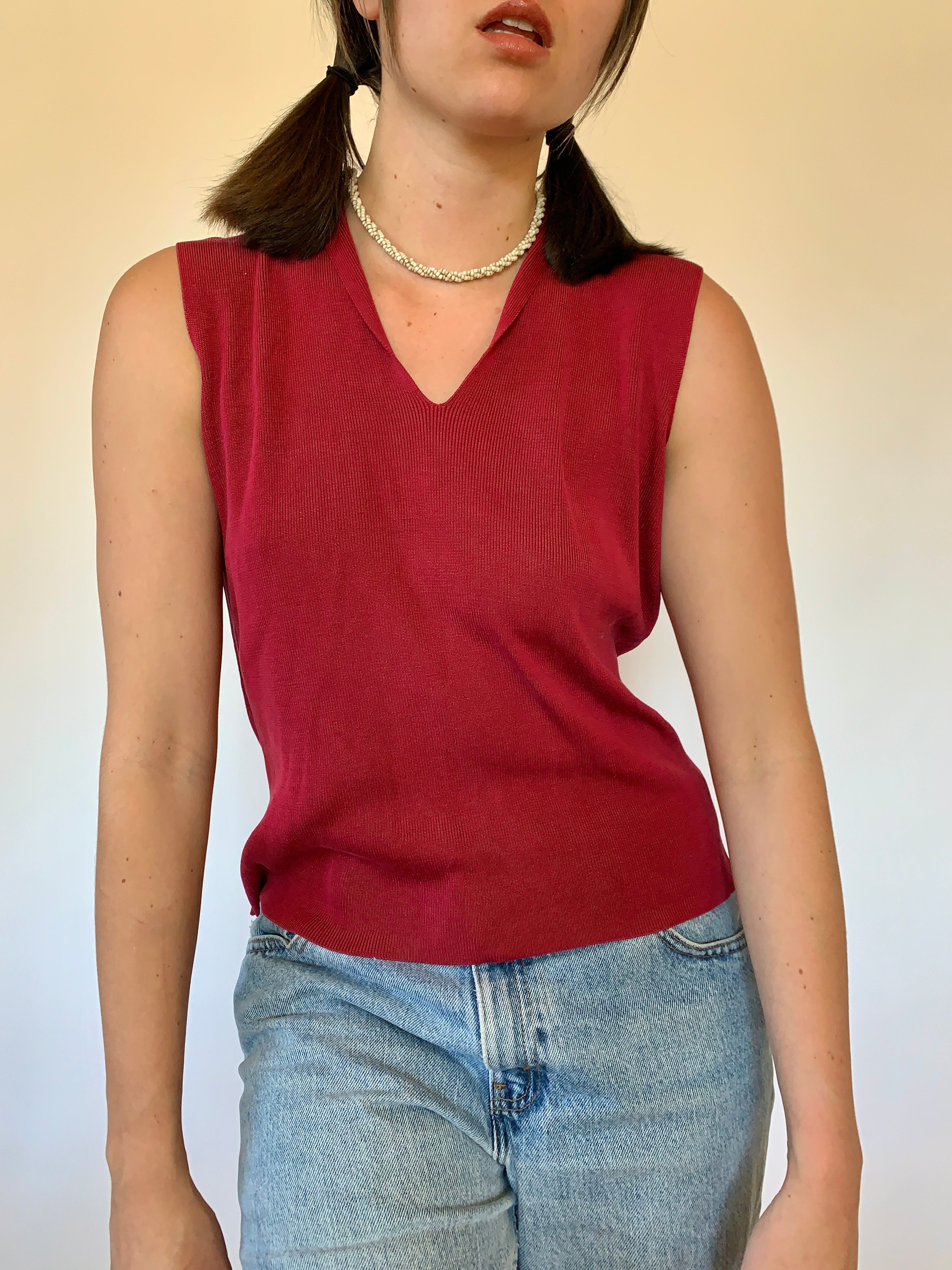 Vintage 1990s Silk Knit - Medium