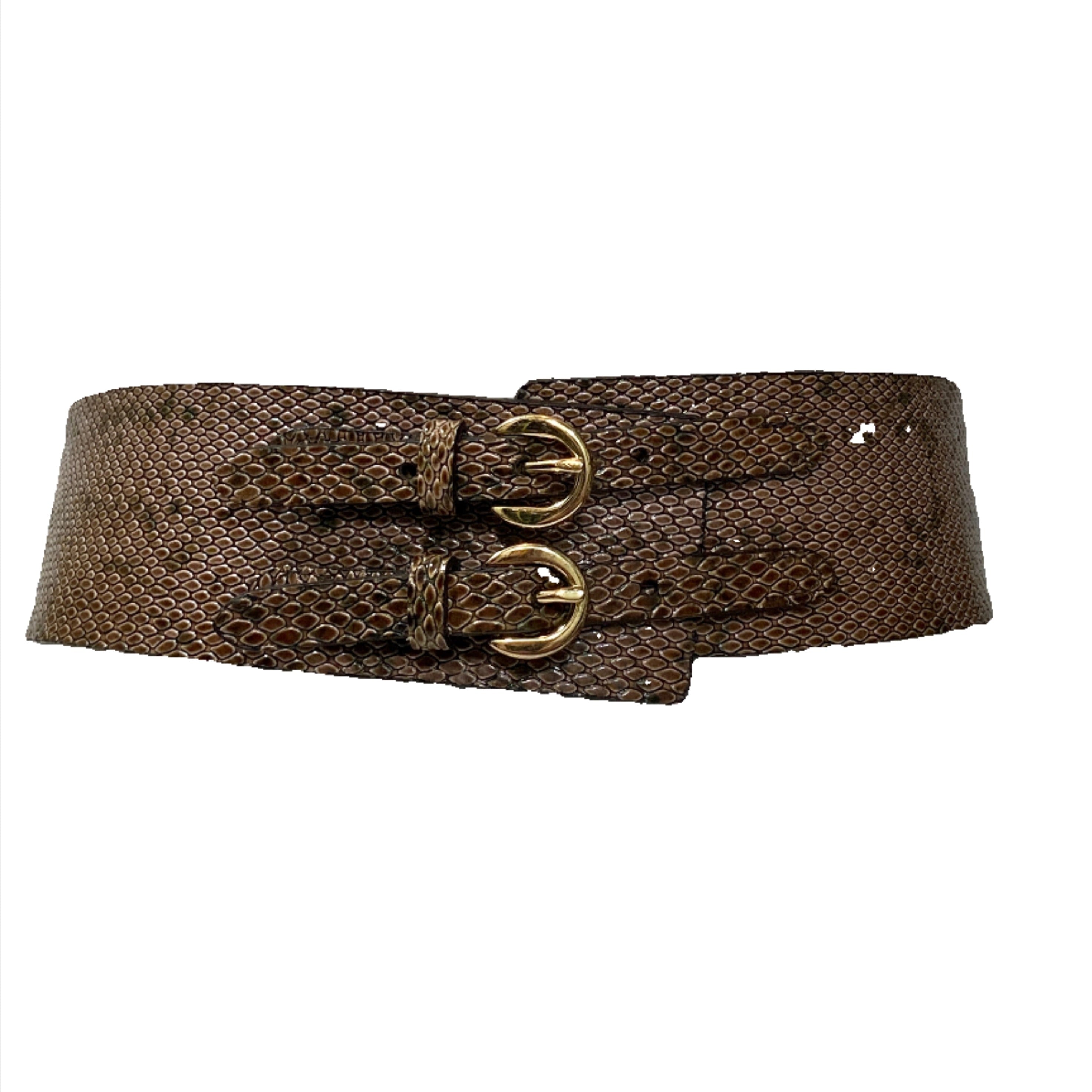 Belt Snake Reptile Faux Leather