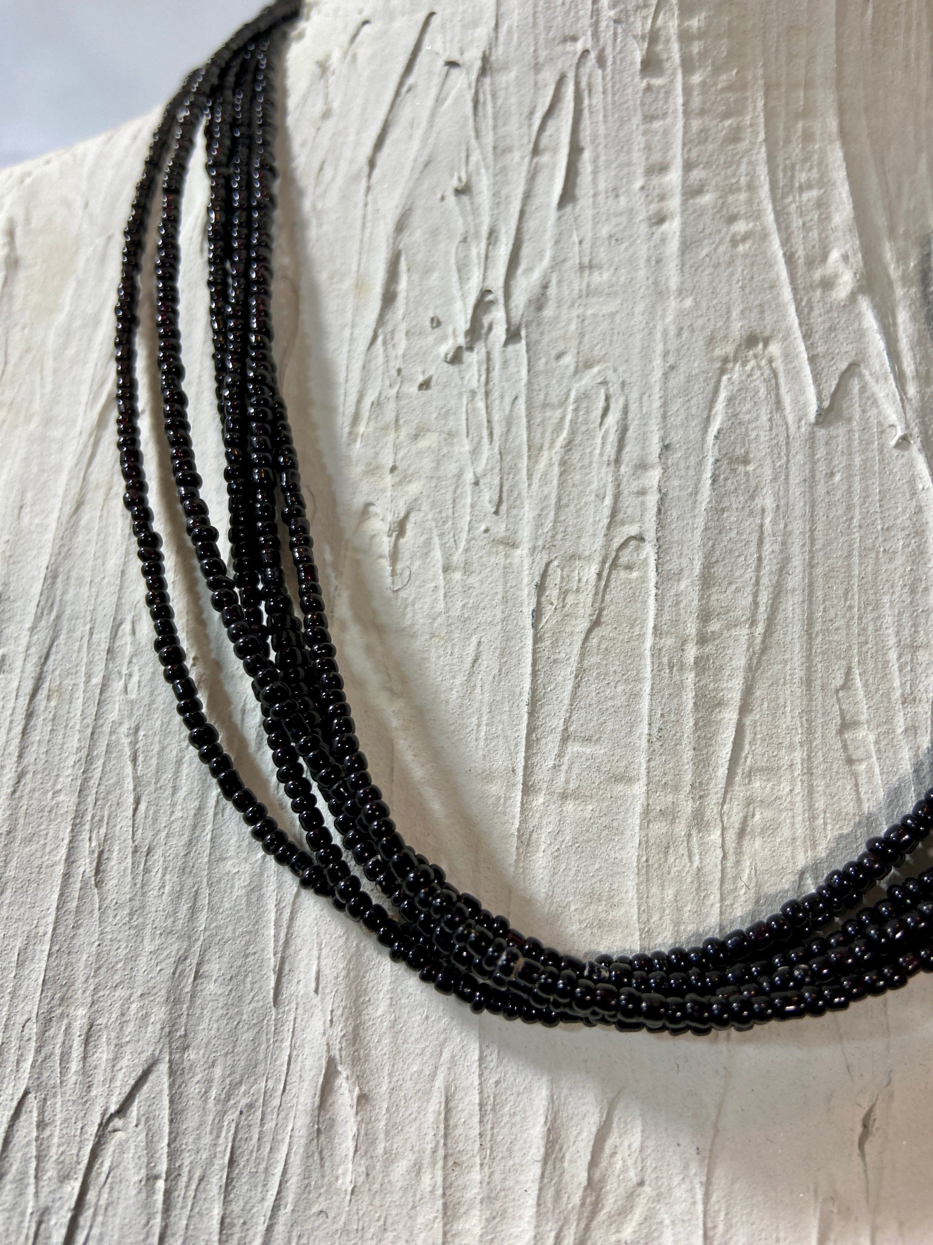 Flower in a layered beads