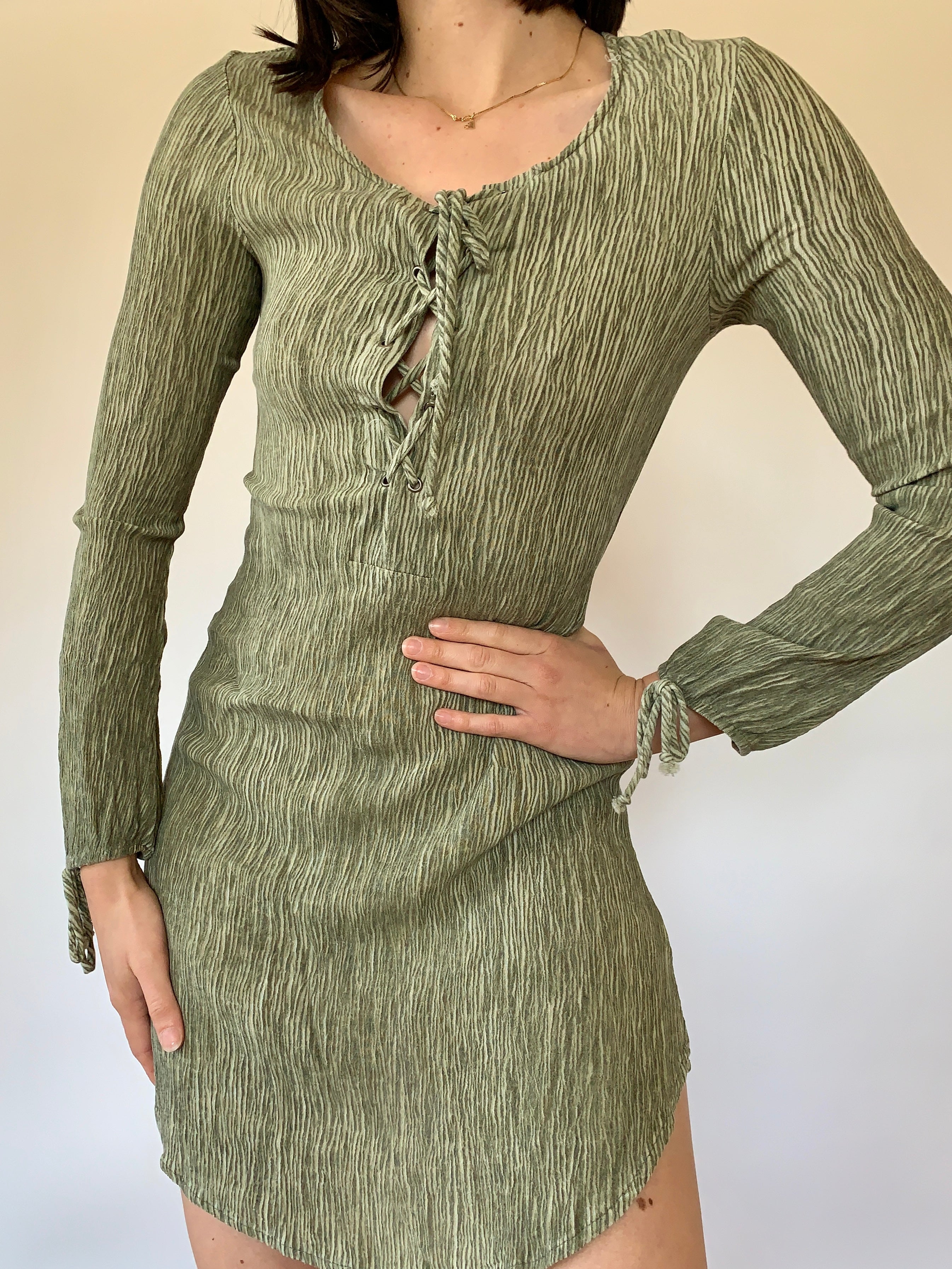 Y2K Boho Fairy Dress (S)