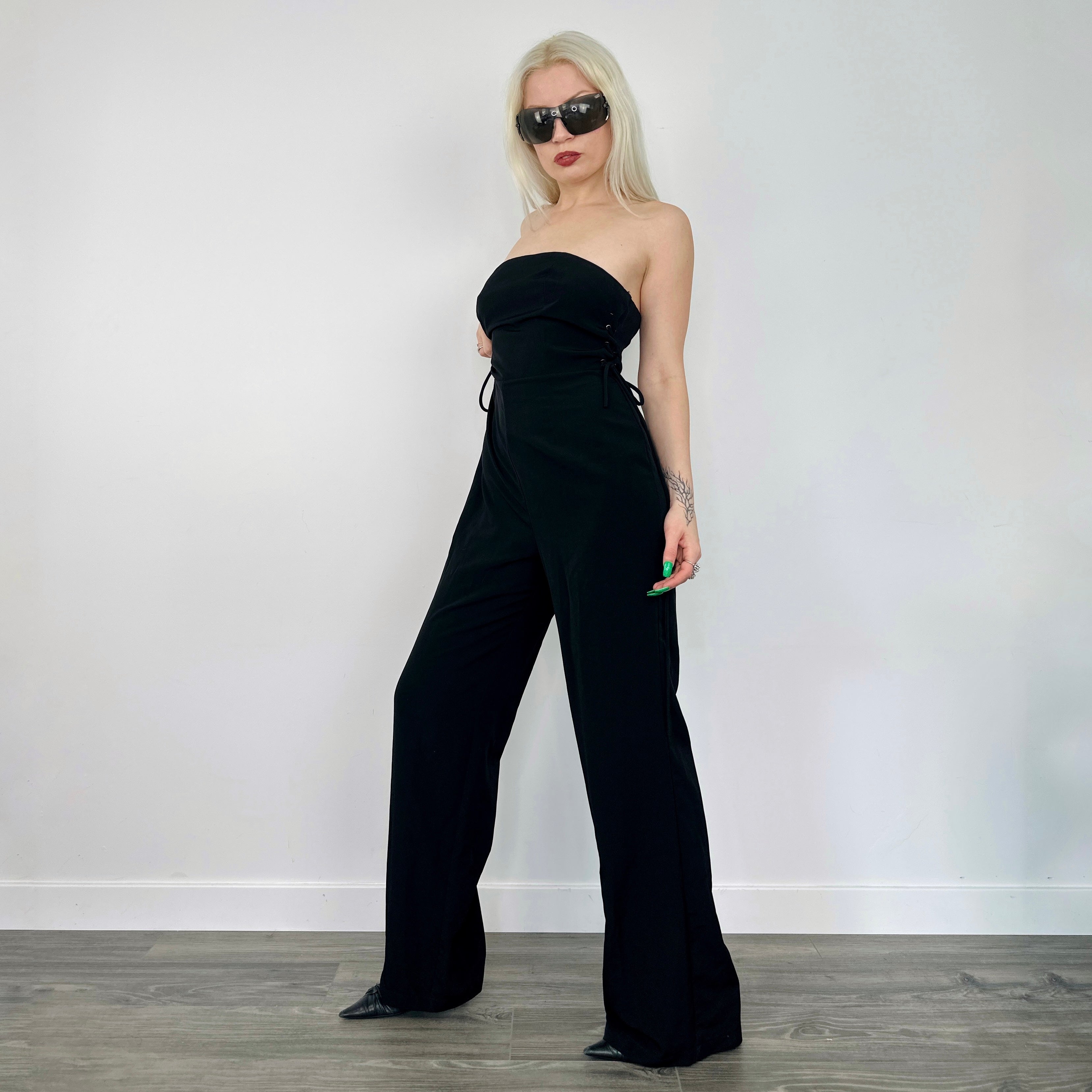 Strapless Black Jumpsuit