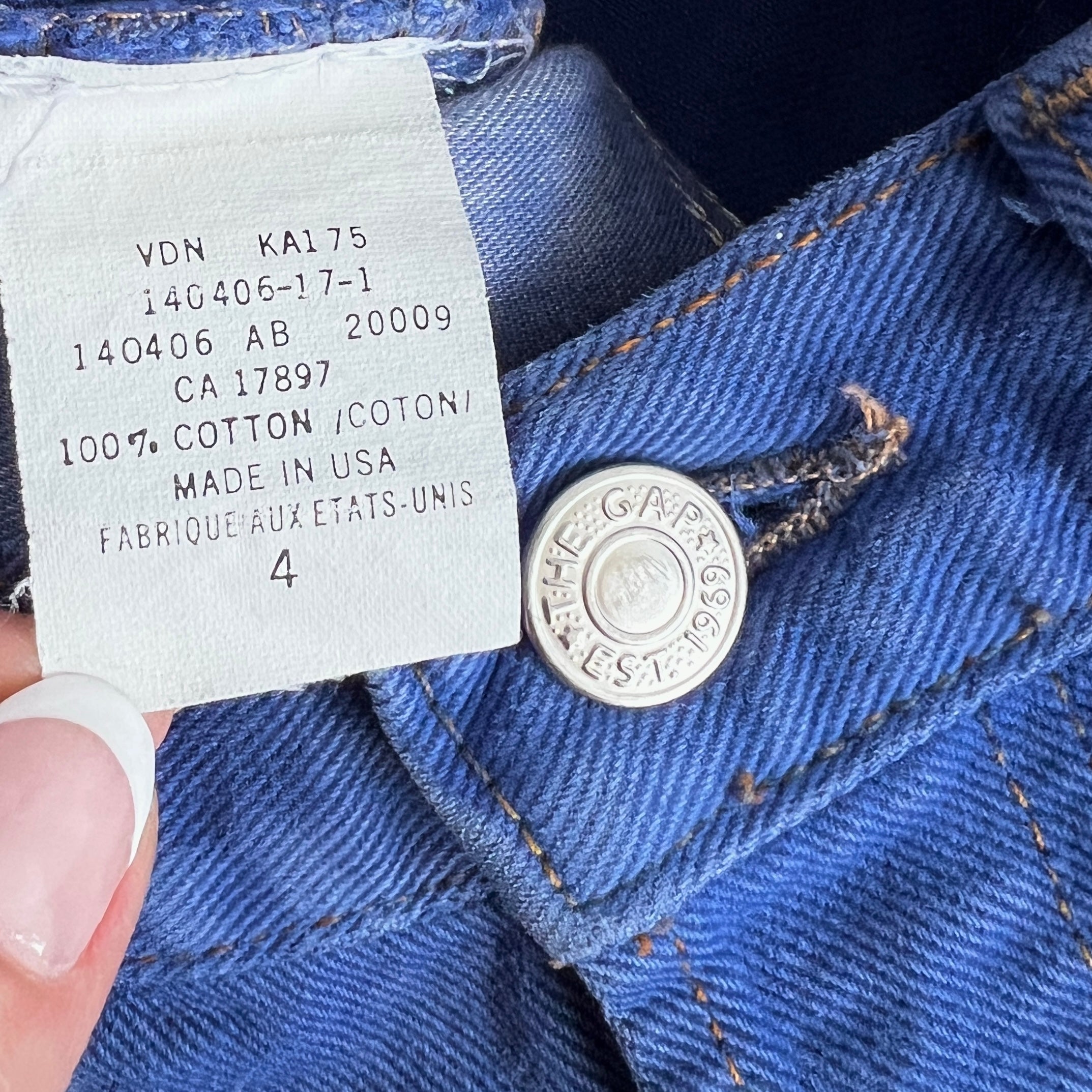 Vintage blue GAP denim short - 27