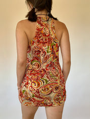 2000s Paisley Mini Dress (S)