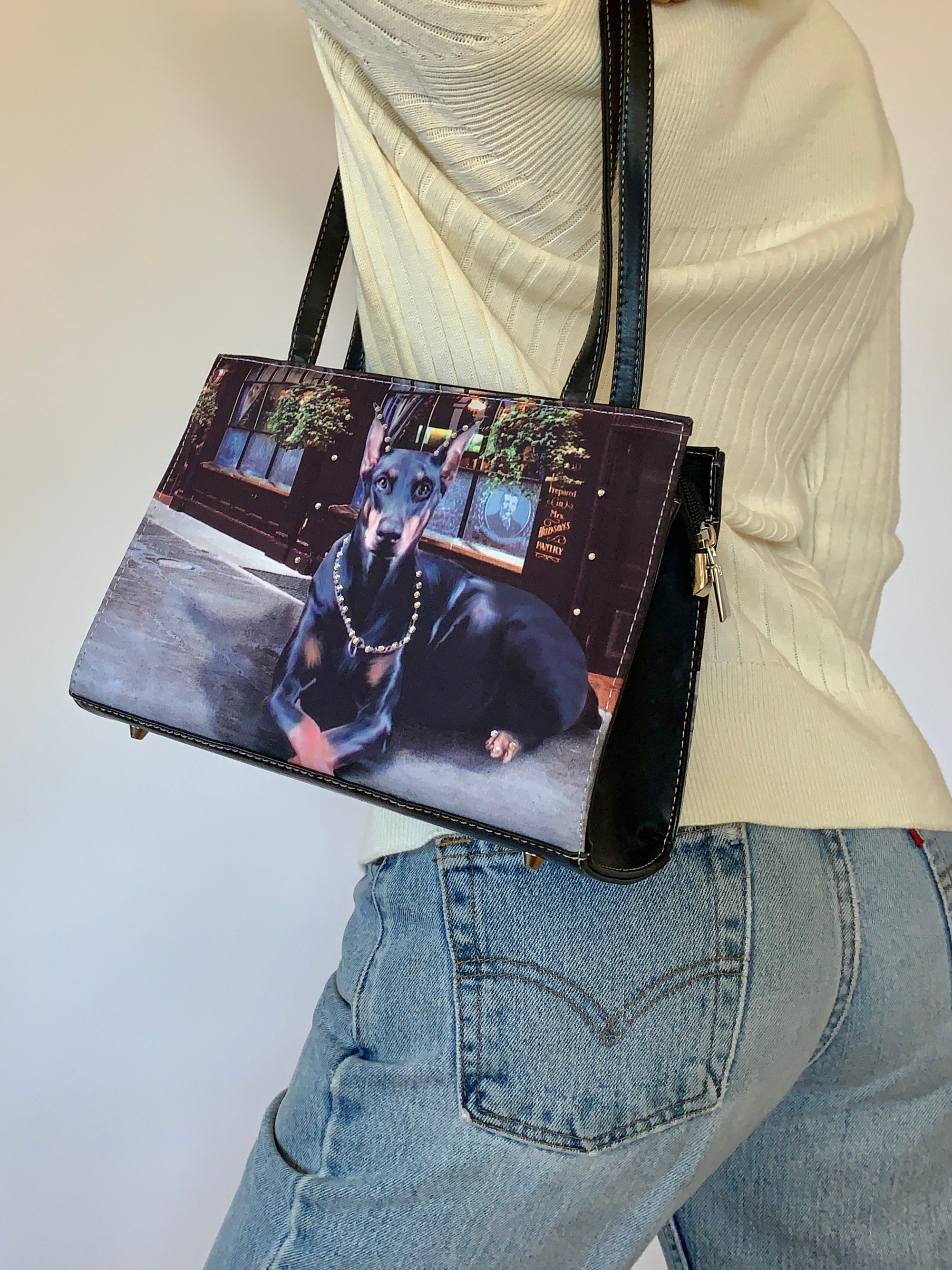 Y2K Doberman Bag