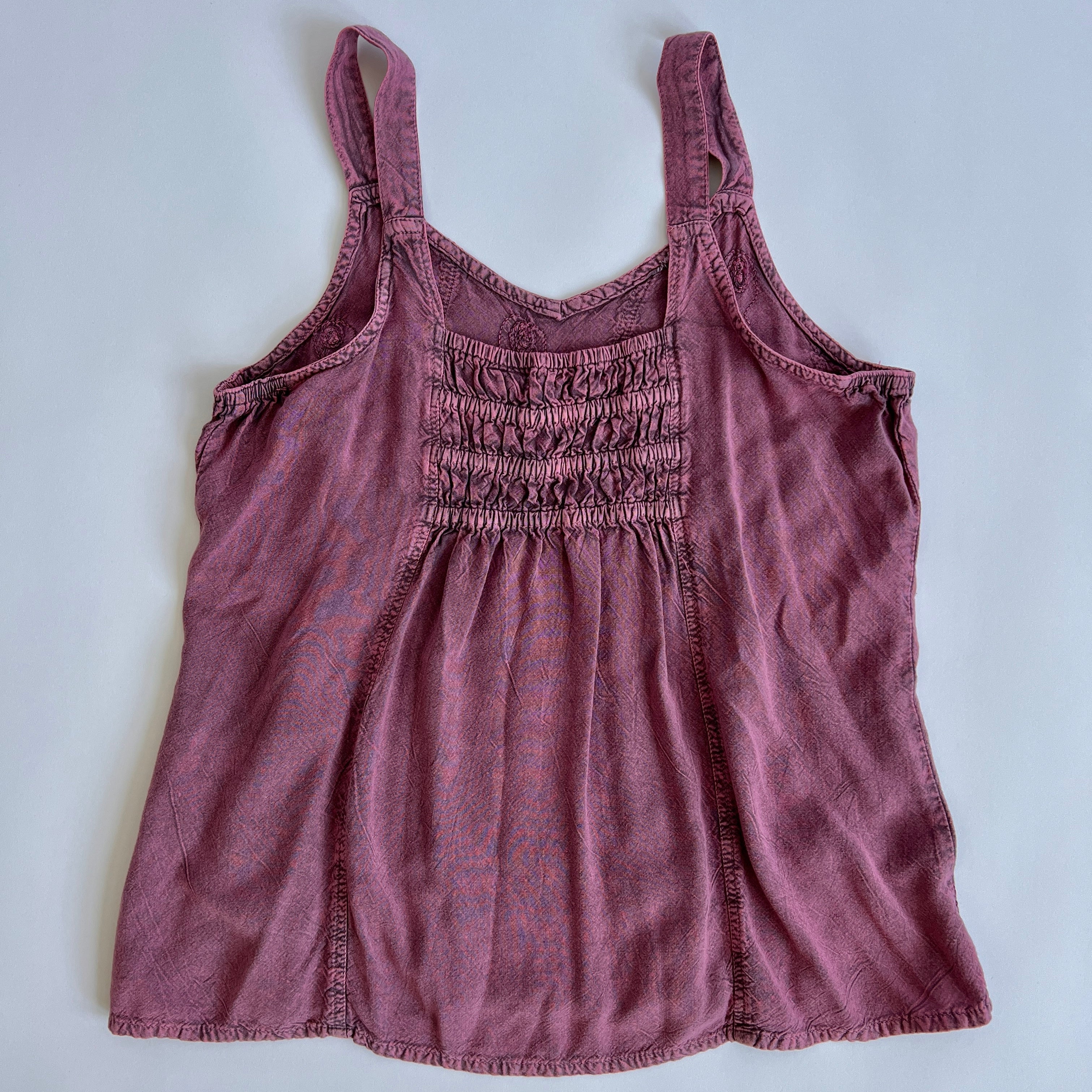 Purple boho grunge tank - L/XL