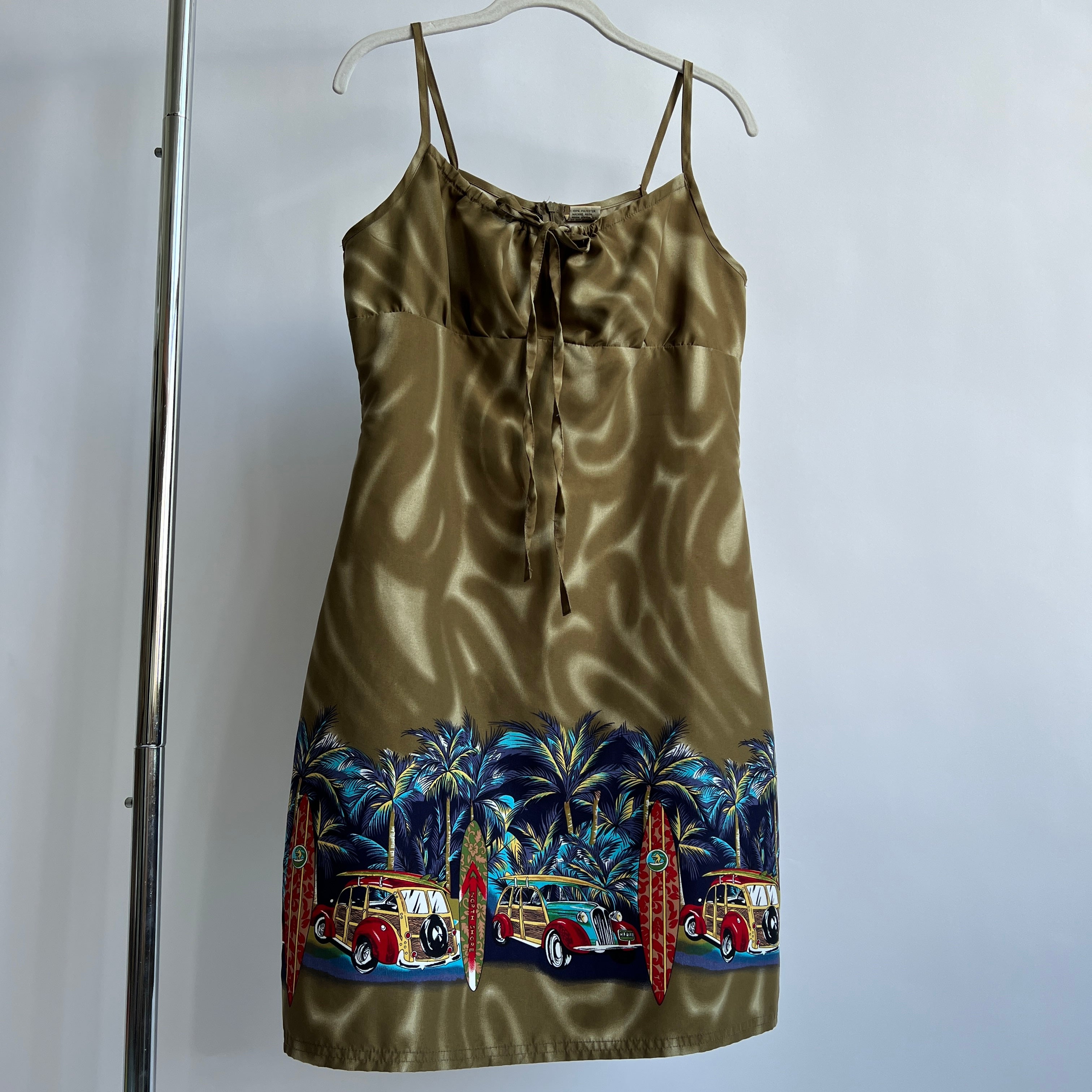 Y2K surf babydoll dress - L
