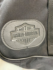 Harley Davidson Black Duffle Bag 24"X13"X10" Nylon Travel Bag