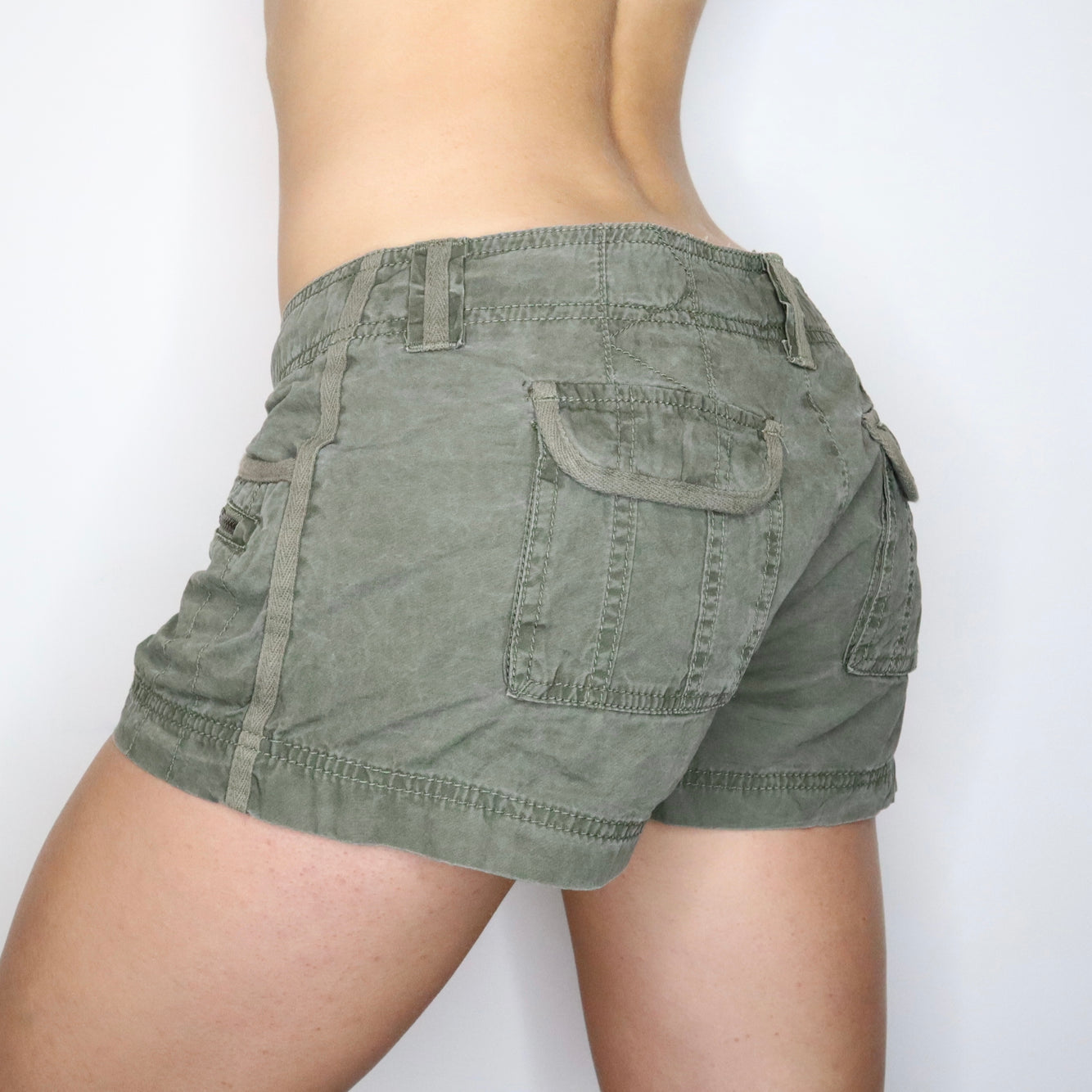 Khaki Cargo Shorts (Medium)