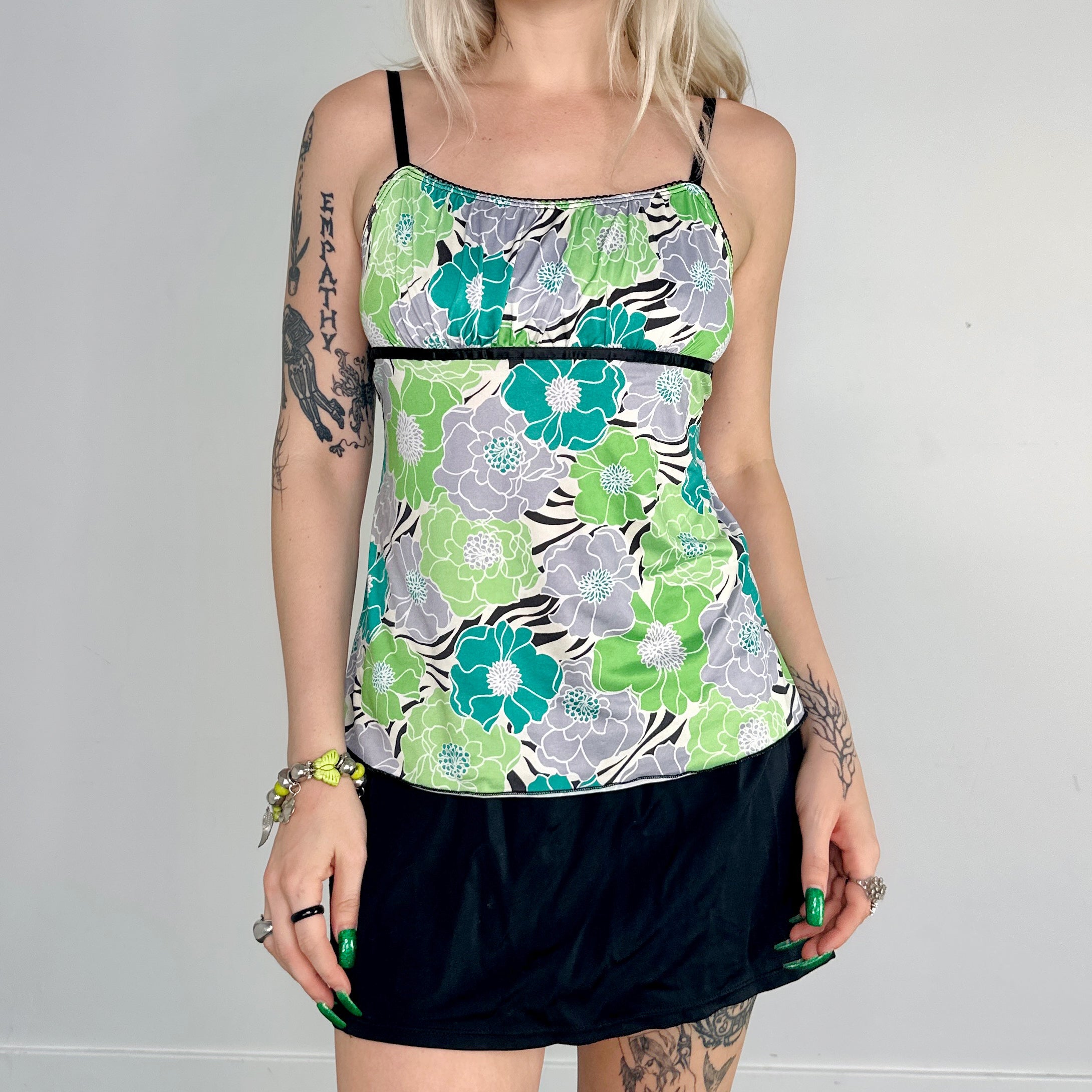 Early 2000s Floral Cami (S)