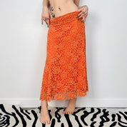 Deadstock Lace Maxi Skirt (XS-L)