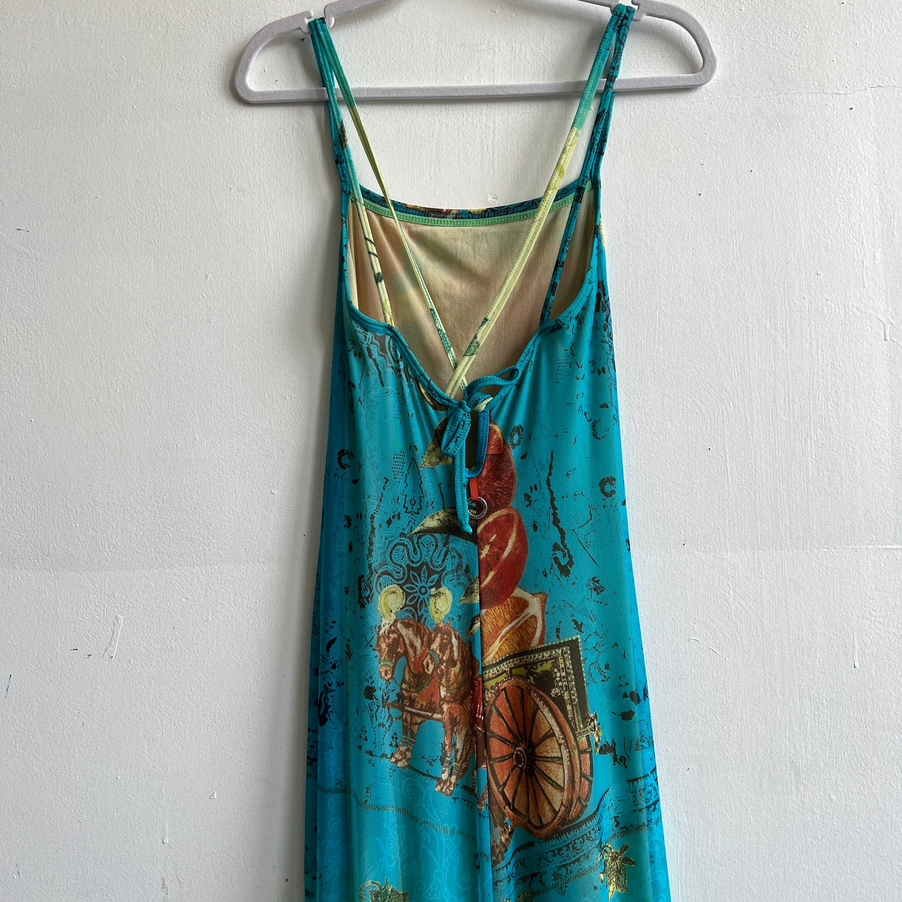 Save the Queen print maxi dress