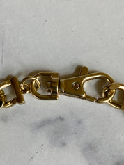 Gold lion choker